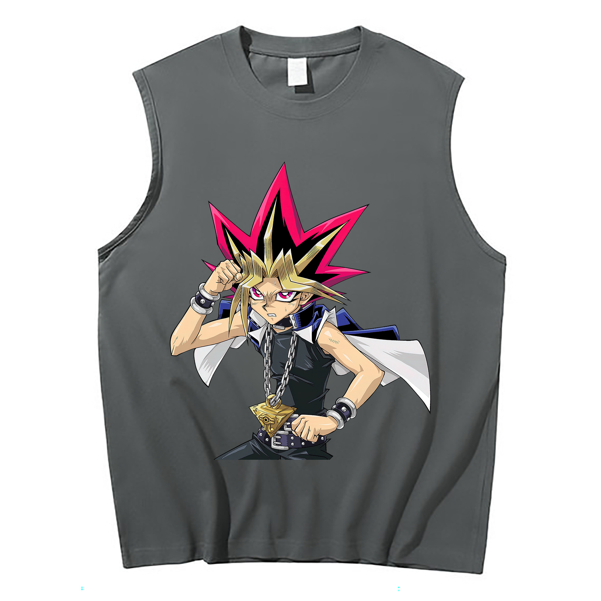 （画像用） 遊☆戯☆王 Yu-Gi-Oh! コットン100％タンクトップ（フロントプリント）